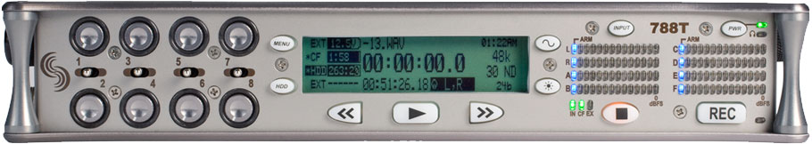 Sound Devices 788T-SSD Digital TC Recorder